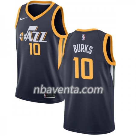 Camiseta Hombre Utah Jazz Alec Burks 10 Nike 2017-18 Navy Swingman Camiseta Hombre Utah Jazz Alec Burks 10 Nike 2017-18 Navy Swingman
